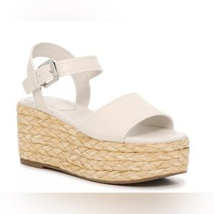 Marc Fisher Jellard Espadrille Platform Sandal, Size 10